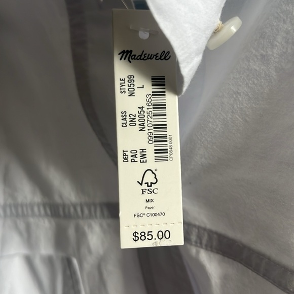 NEW MADEWELL BUTTON DOWN - Picture 4 of 4